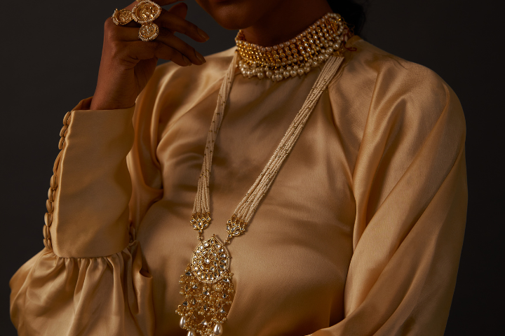 western dress with indian jewellery - Feautred Image