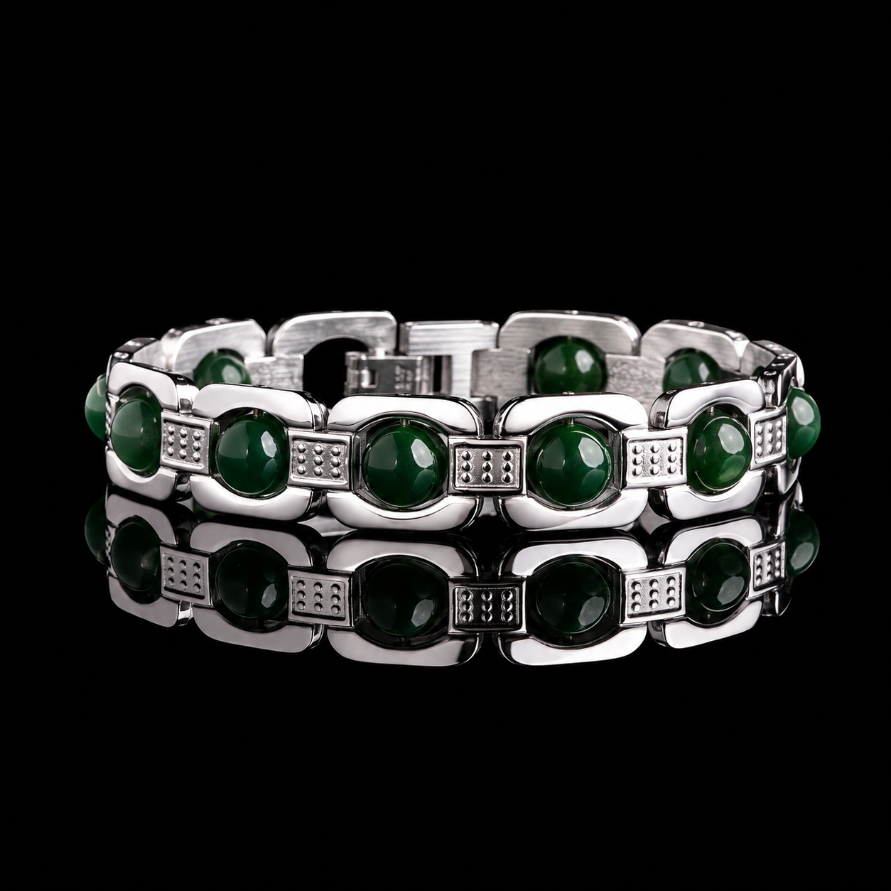 Green Jade Stone Bracelet — The Luck Charm