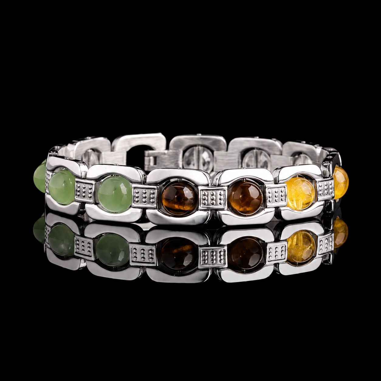 Panch Ratna Stone Bracelet — Five Stones of Fortune