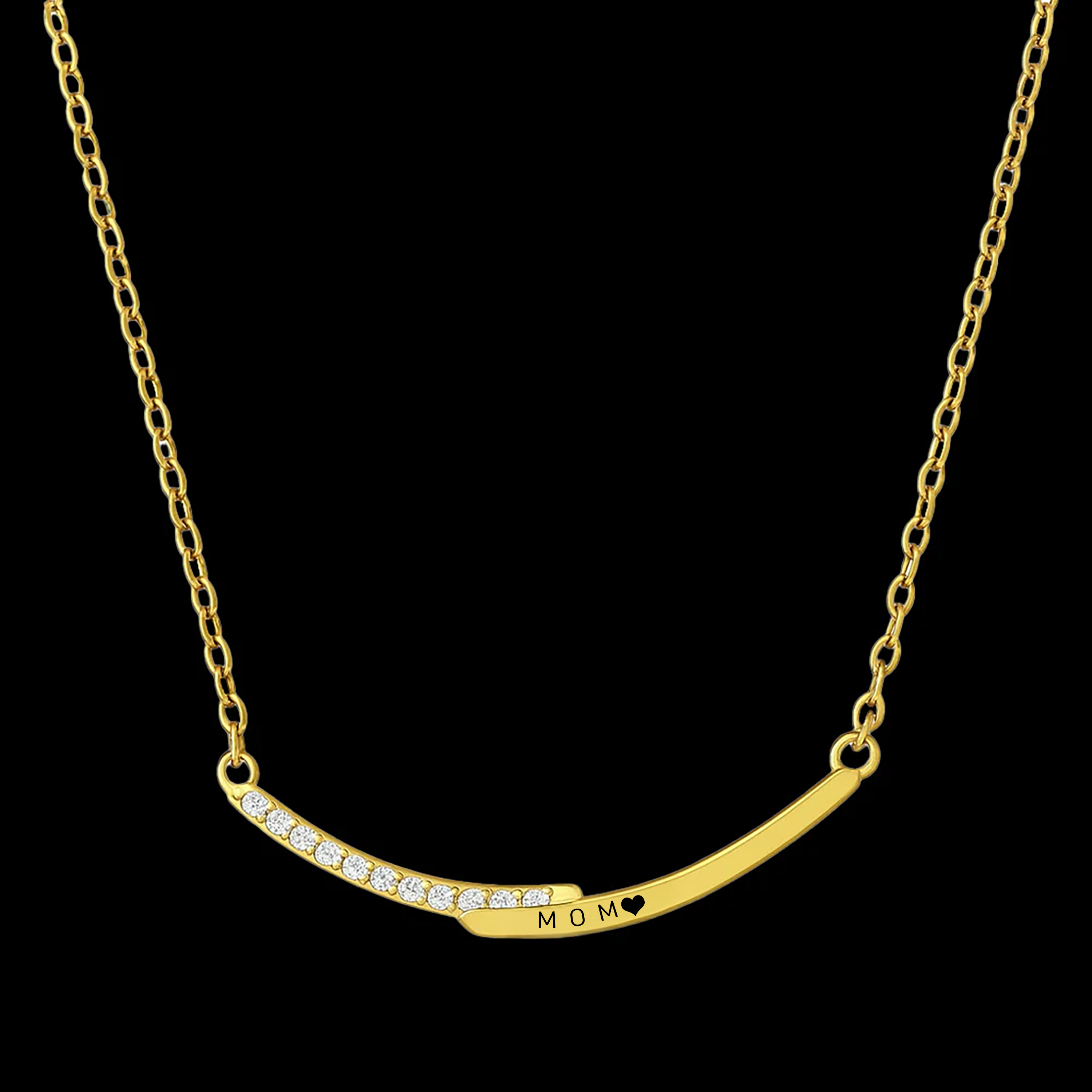 Personalised Smile Pendant - Pre Engraved