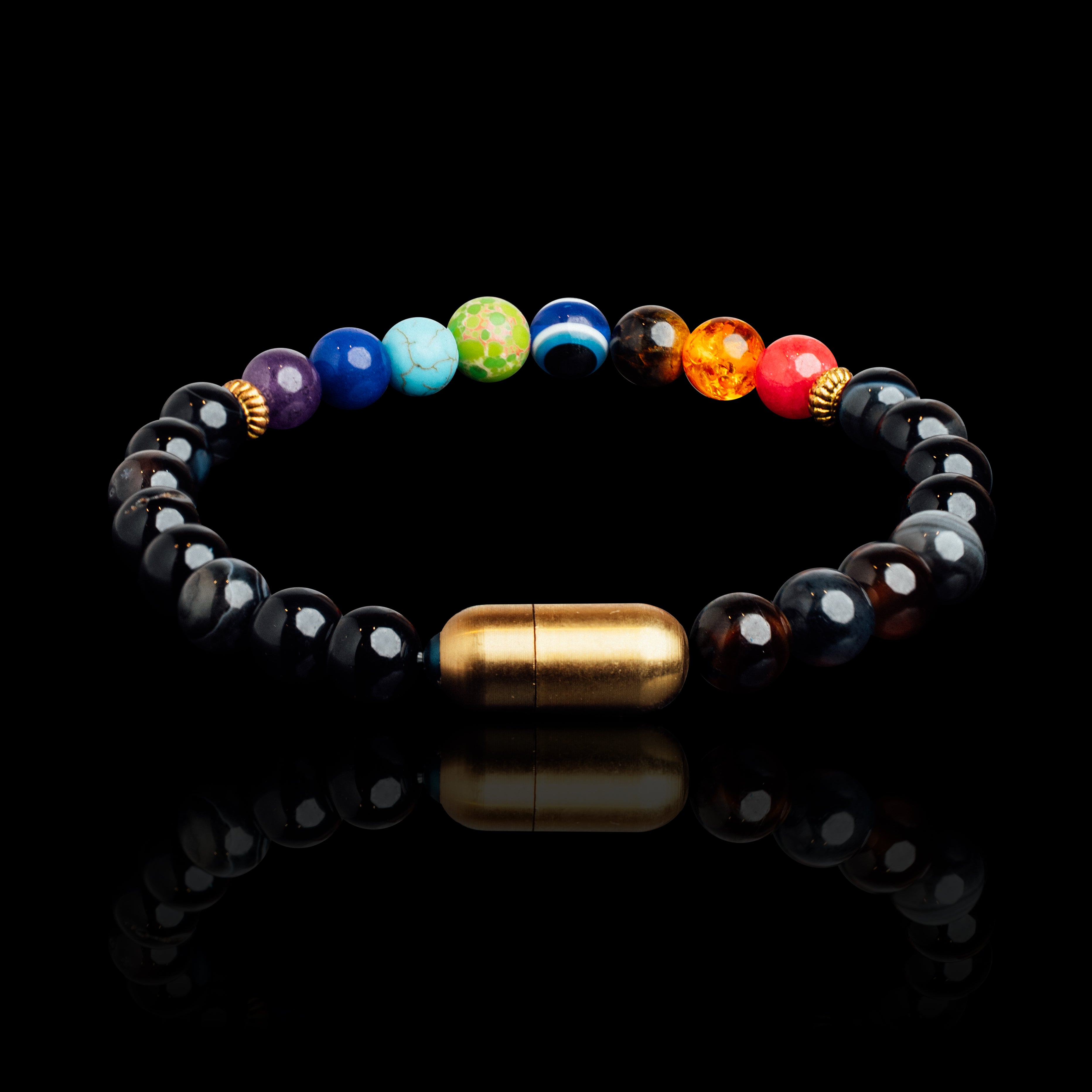 The Golden Eye 7 Chakra Bracelet