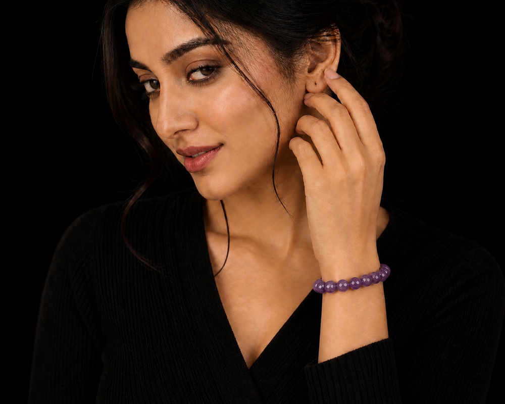 Sovereign Amethyst Calm Bracelet (Personalised)