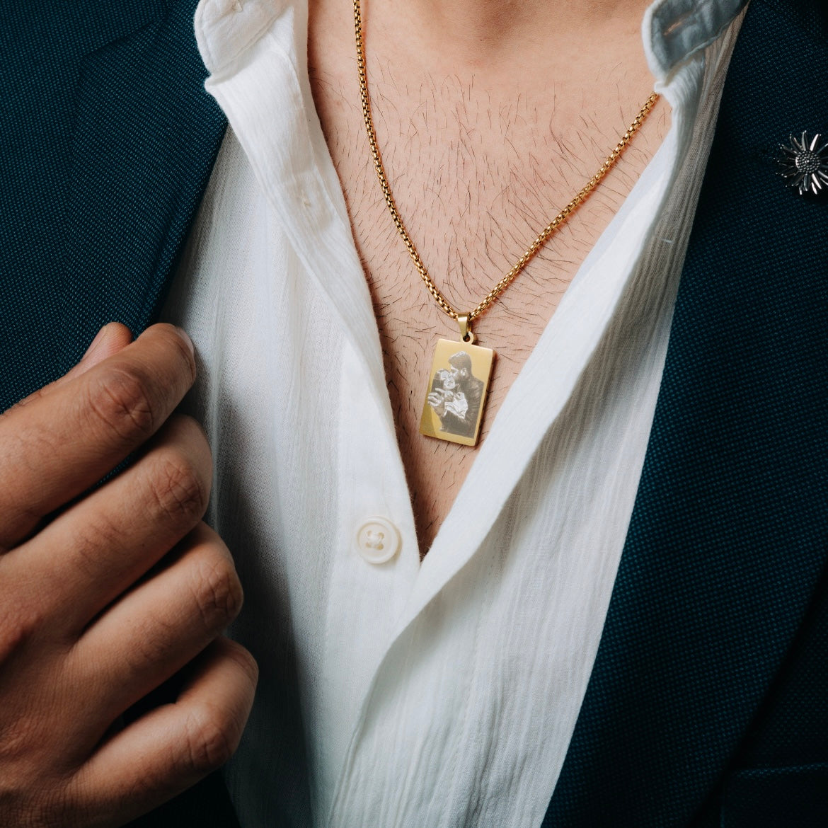 Personalised Photo Locket for Men
