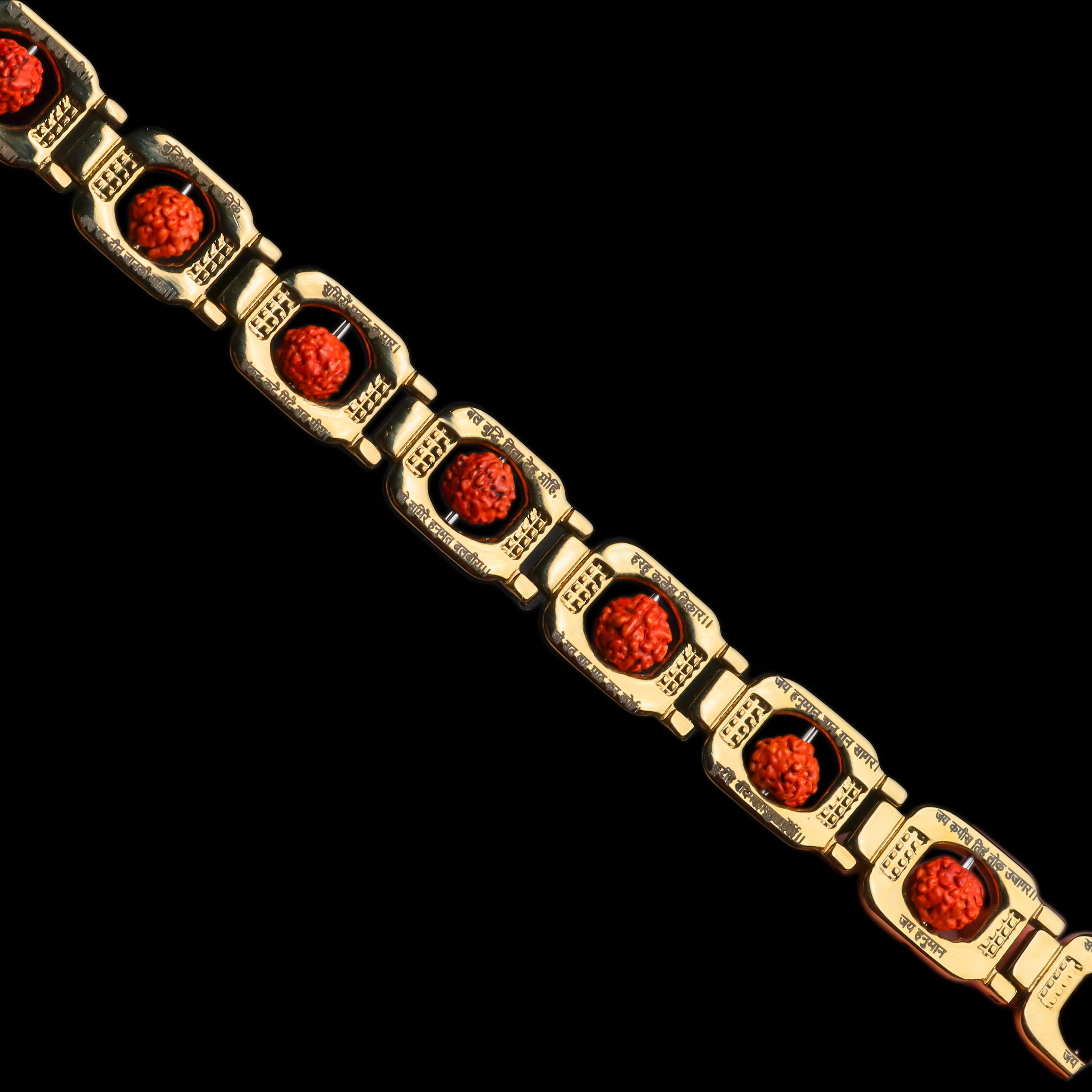 Rudraksha Hanuman Chalisa Bracelet
