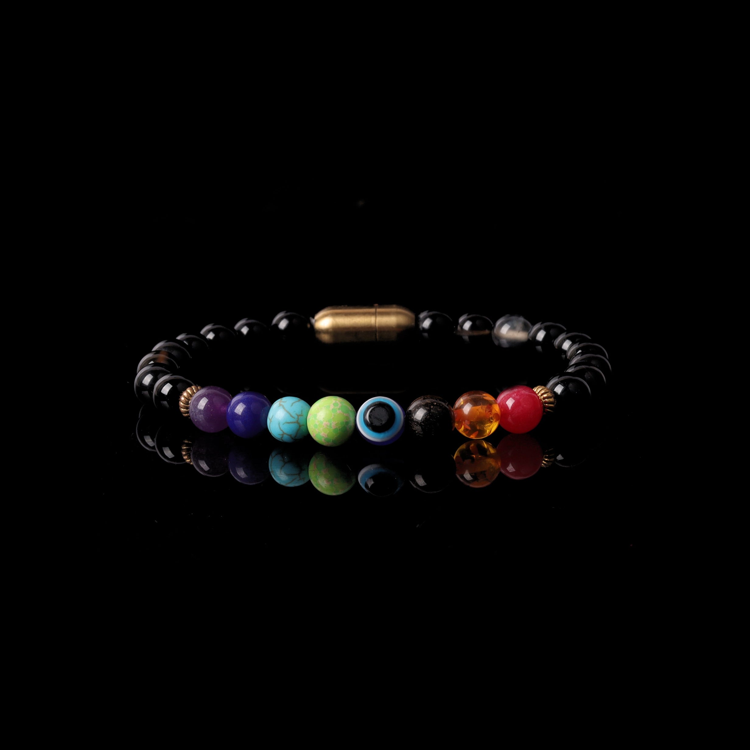 EVIL EYE CHAKRA SHIELD BRACELET