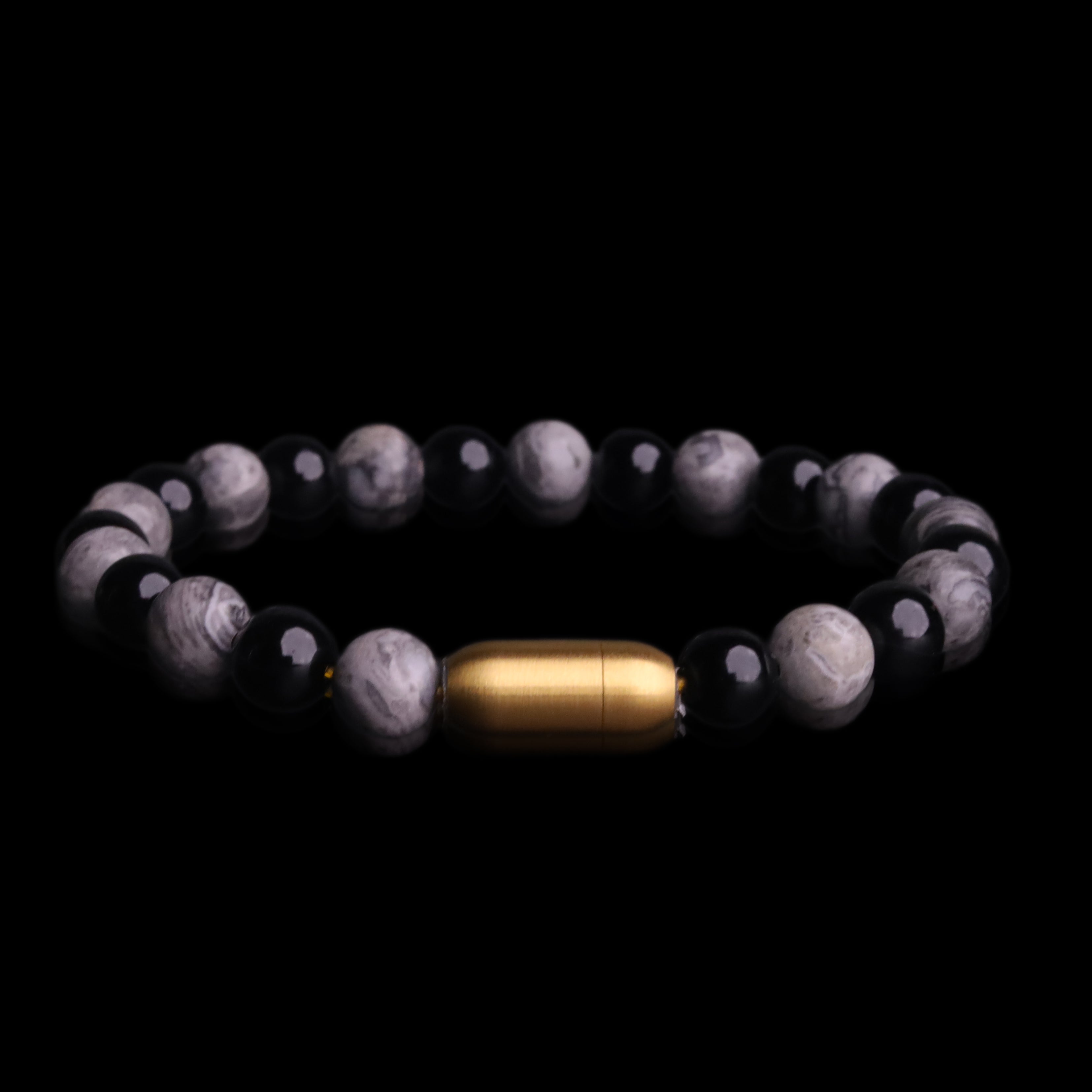 Onyx Compass Grounding Bracelet (Personalised)