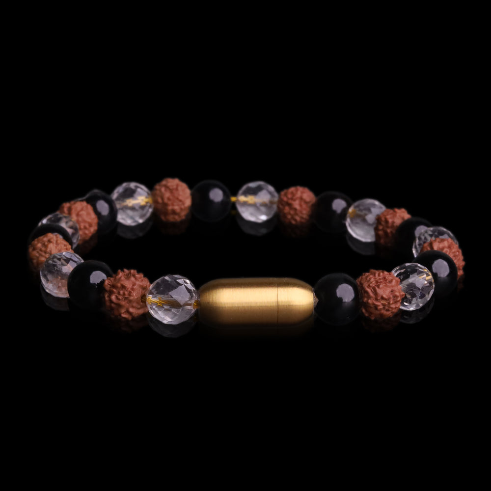 Trinity Rudraksha Bracelet (Personalised)