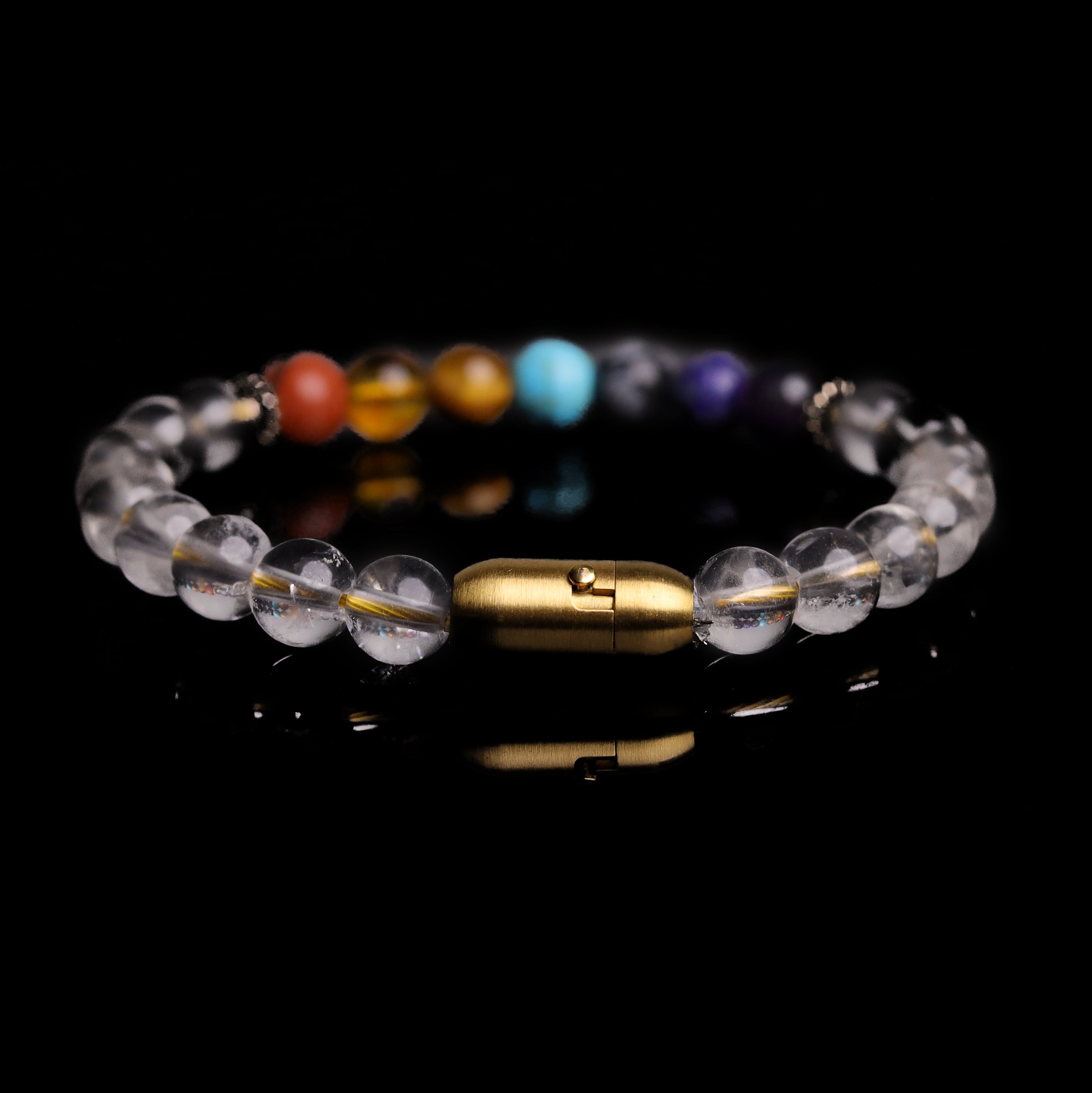 Crystal Clarity 7 Chakra Bracelet (Personalised)