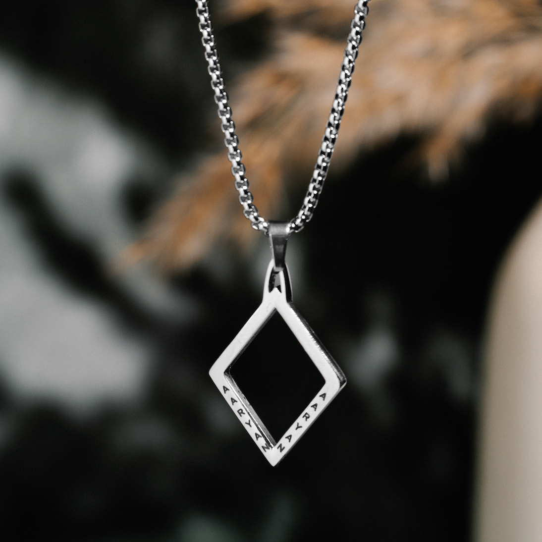 Personalised Diamond Locket for Men