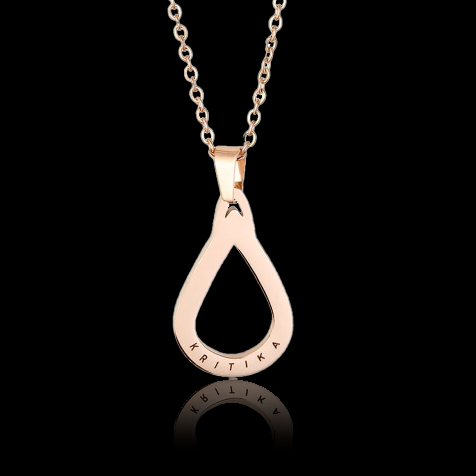 Buy Personalised Drop Shape Pendant Online Etchcraft Emporium