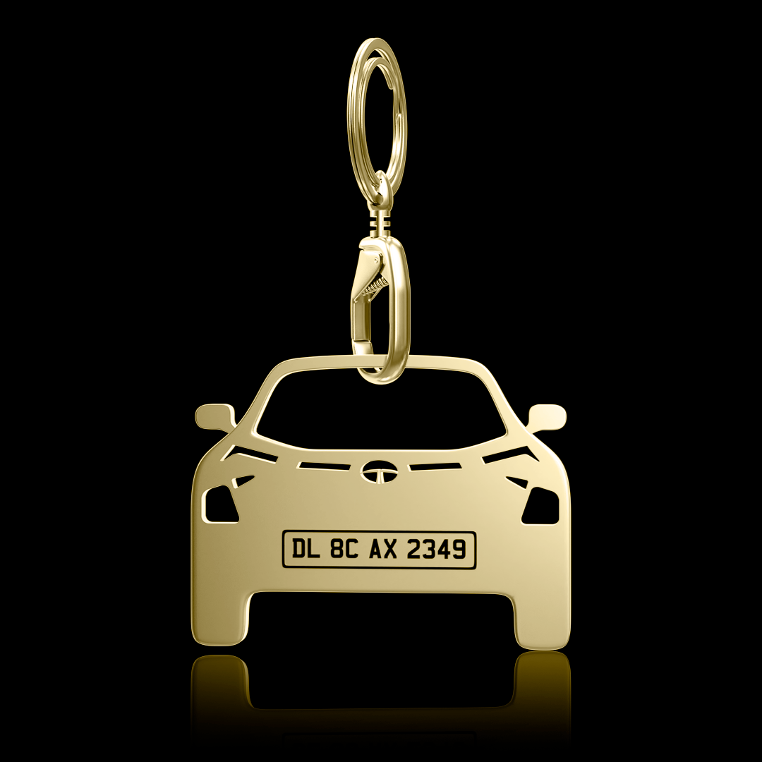 Buy Gold Plated Car Keychain Online at the Best Price