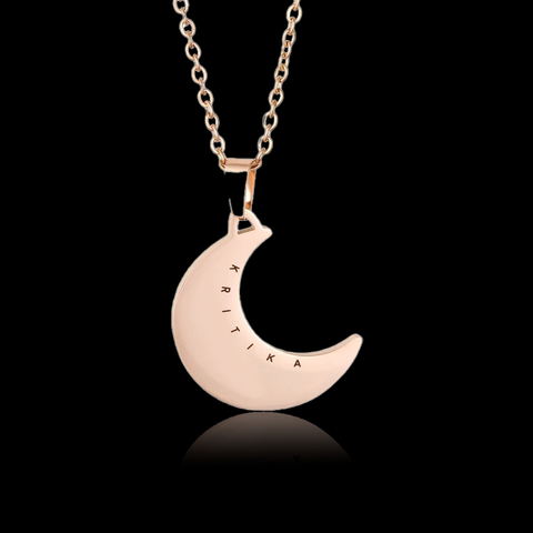 Shape of Moon Pendant