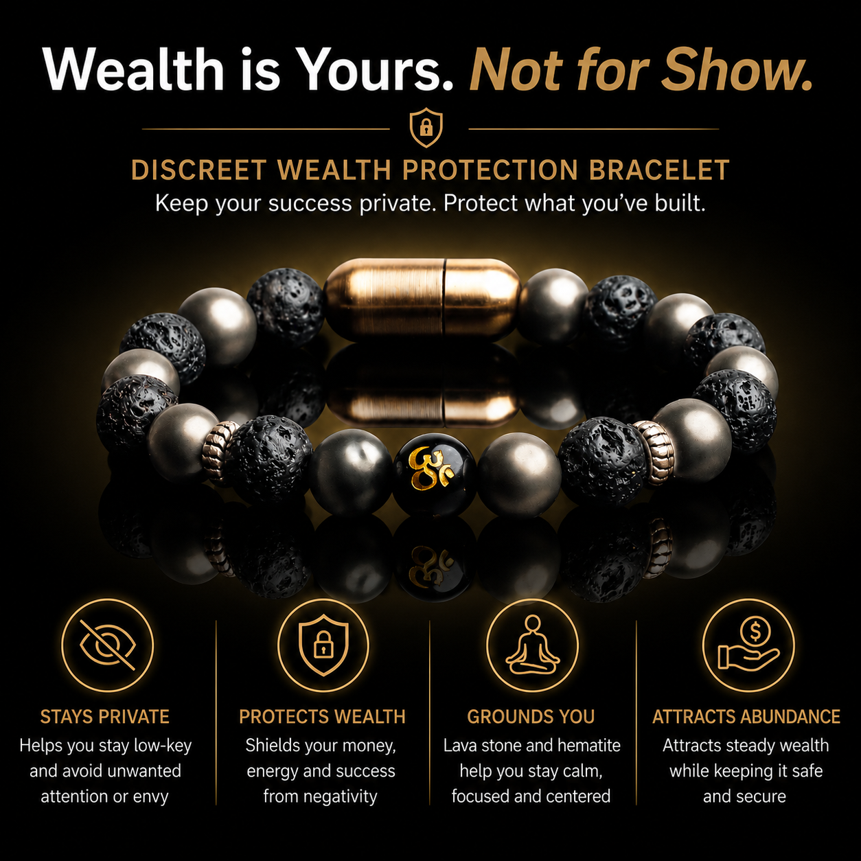 OM PROSPERITY BRACELET (PERSONALISED)