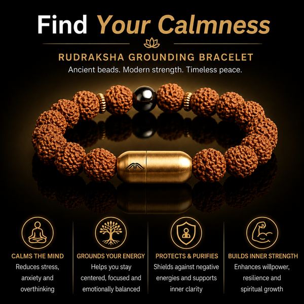 RUDRAKSHA SPIRITUAL BRACELET (PERSONALISED)
