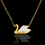 Personalised Swan Pendant