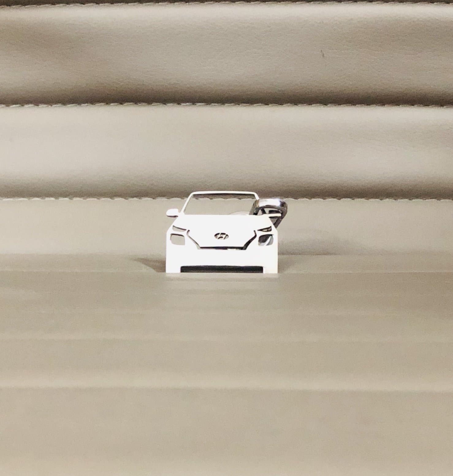 Hyundai Venue Car Keychain