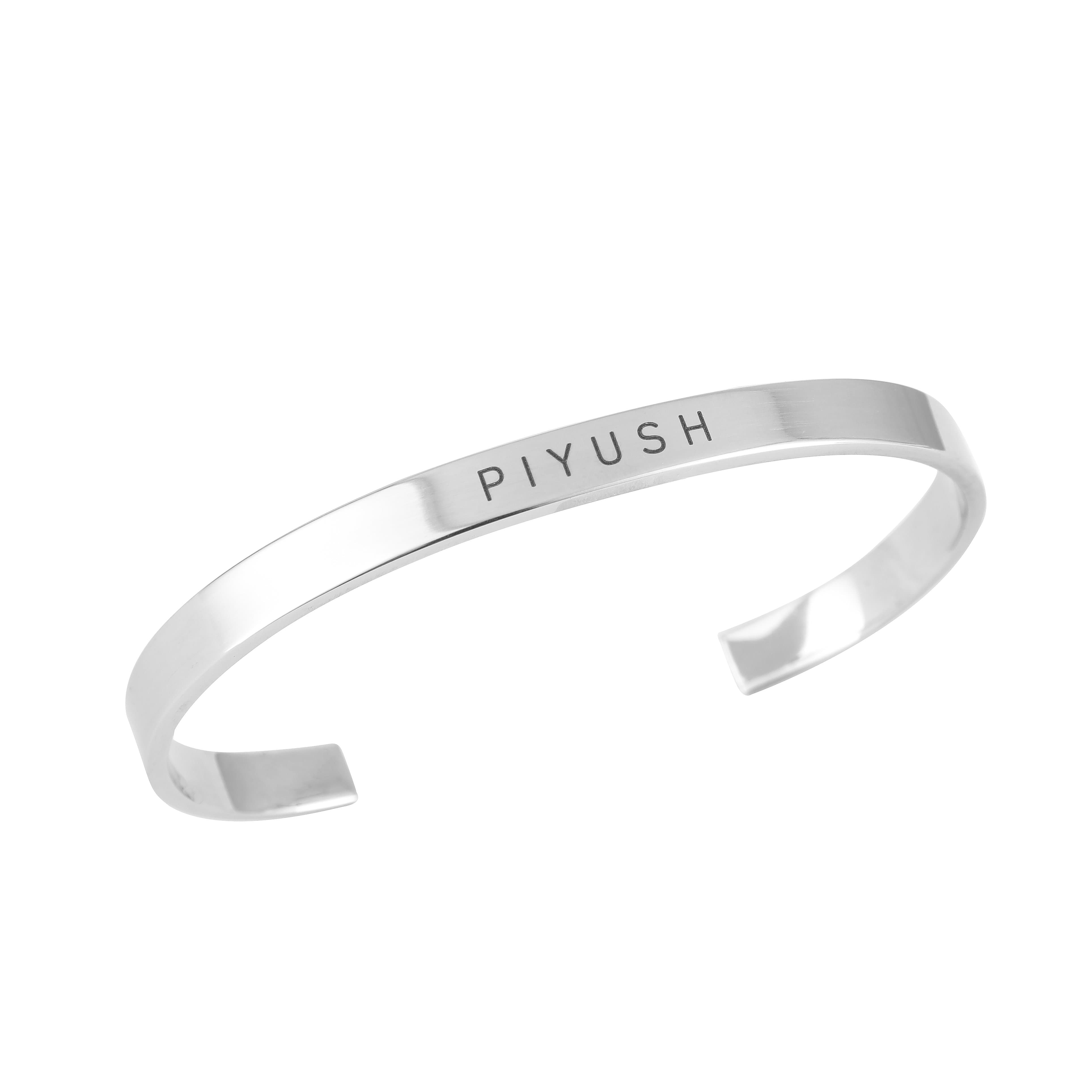 Personalised Silver Kada