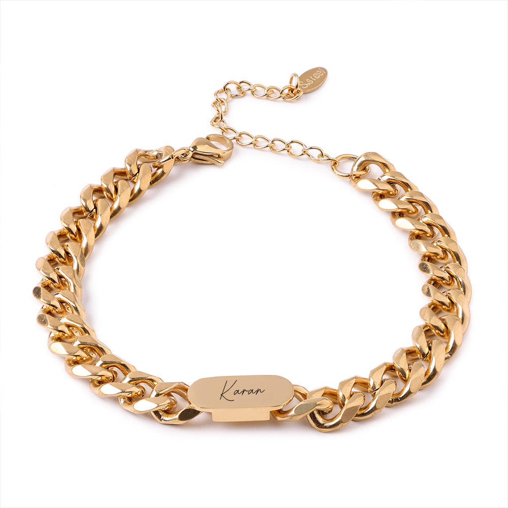 Personalised Cuban Bracelet