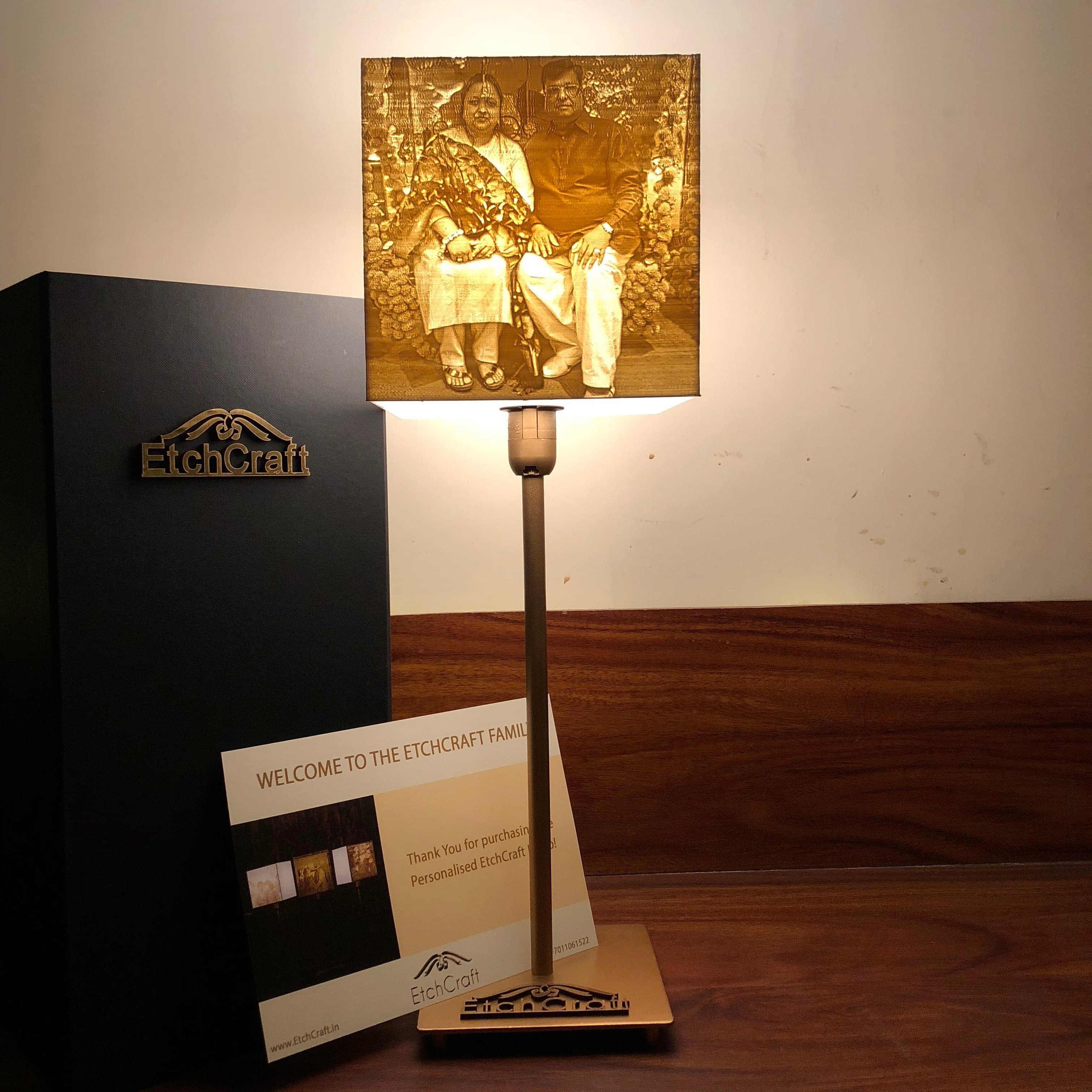 Customized Etchcraft Engraved Lamp