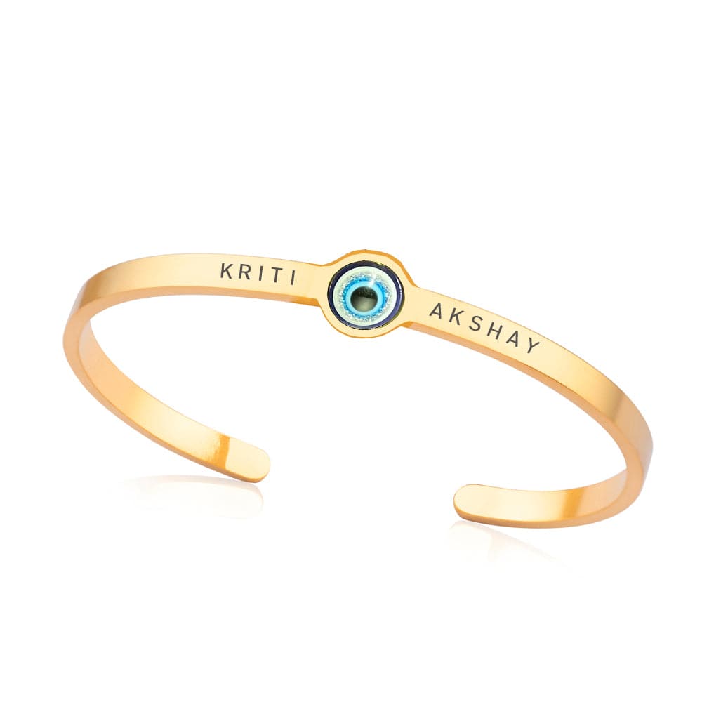 Personalised Evil Eye Bracelet
