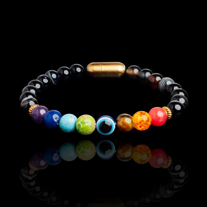 The Golden Eye 7 Chakra Bracelet