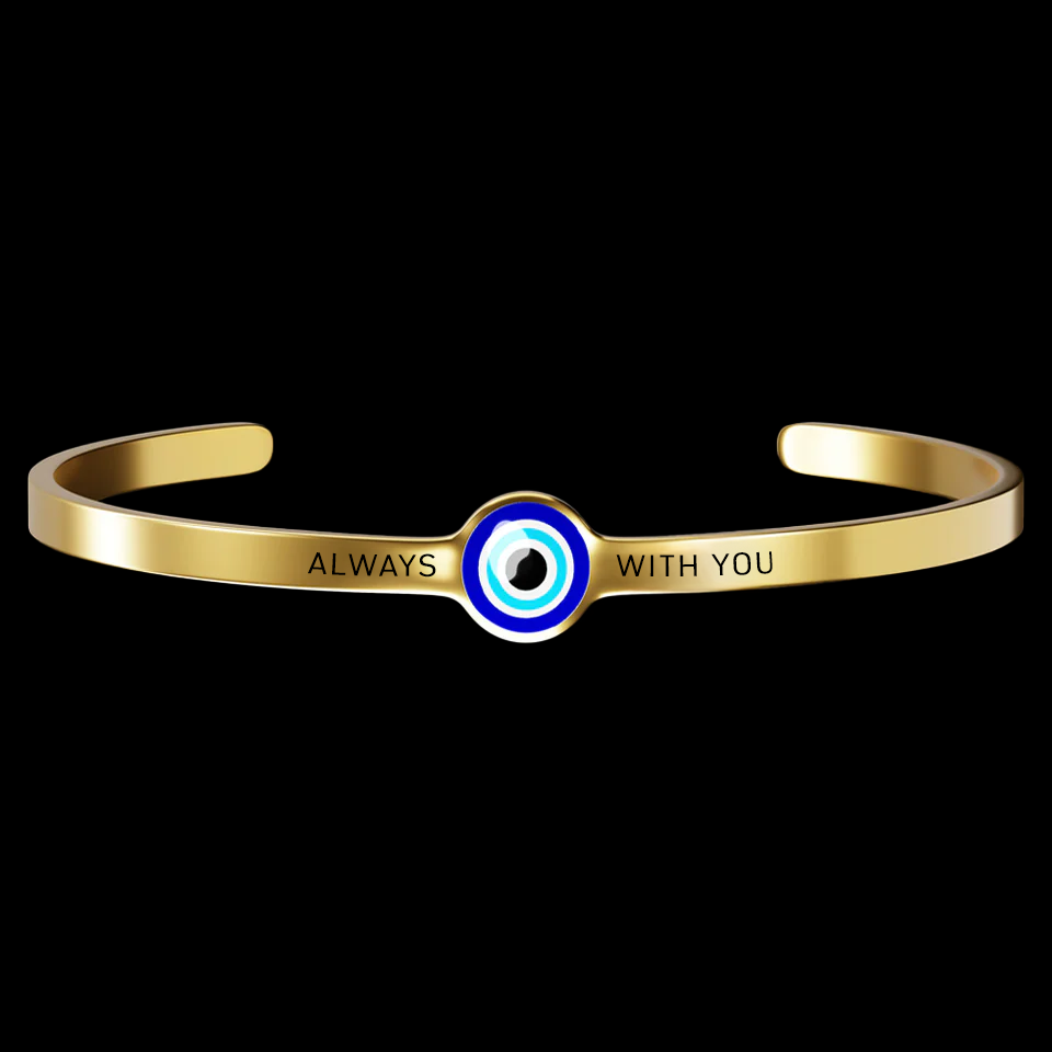 Personalised Evil Eye Bracelet - Pre Engraved