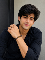 Lava & Tiger Eye Earth Power Bracelet (Personalised)