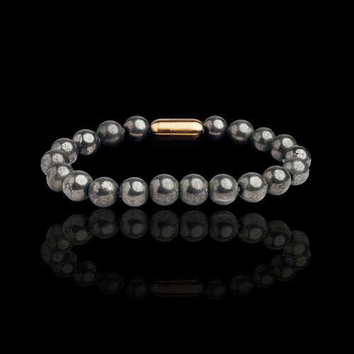 Pyrite Bracelet – Money Magnet Prosperity Bracelet (Personalised)