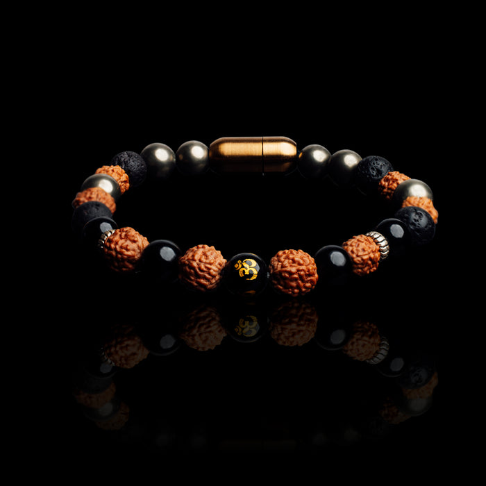 OM RUDRAKSHA ENERGY BRACELET (PERSONALISED)