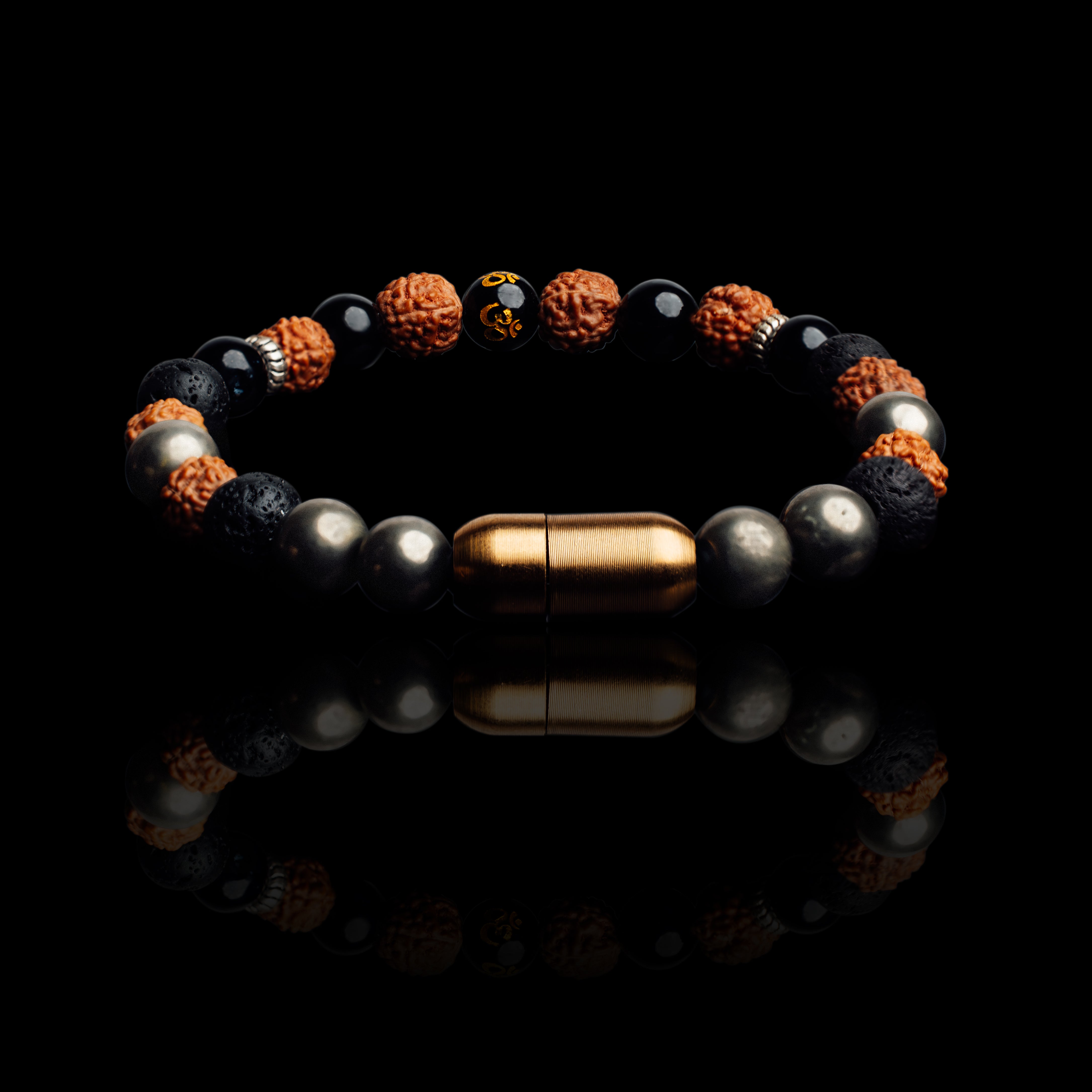 OM RUDRAKSHA ENERGY BRACELET (PERSONALISED)