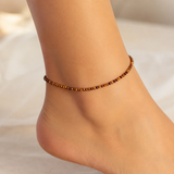 TIGER EYE ANKLET