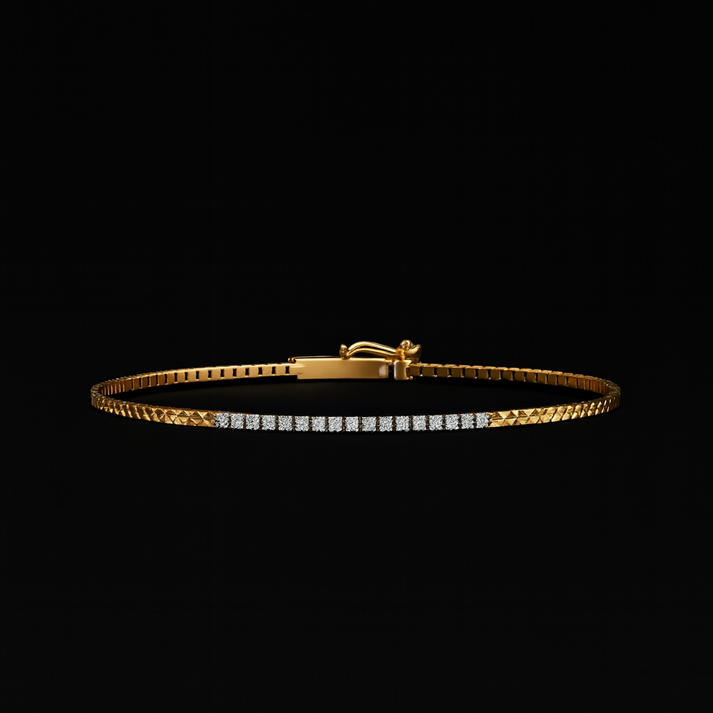 Aureus Edge Bracelet in 18K Gold