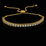 Aurora Diamond Tennis Bracelet in 18K Gold