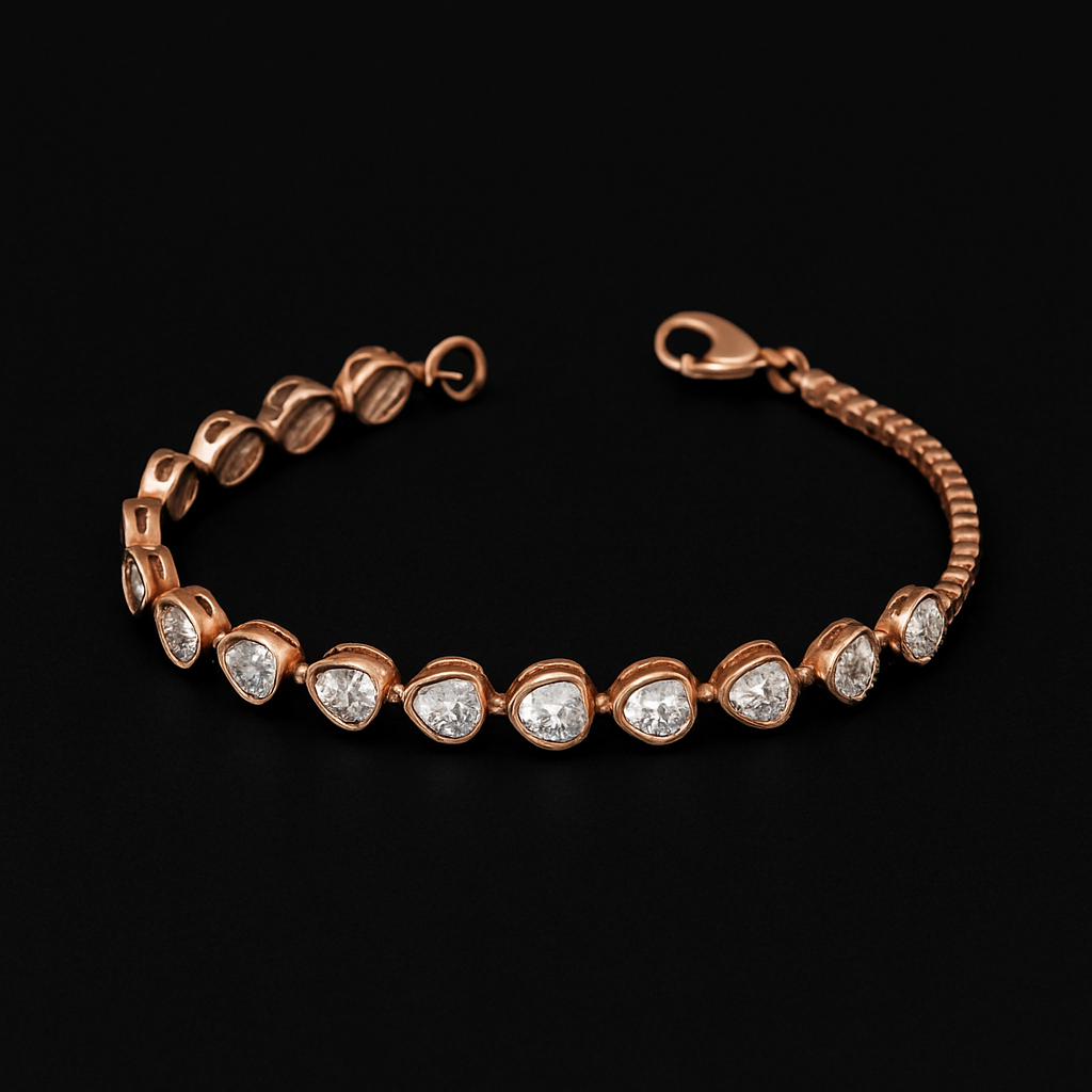 Ethereal Hearts Bracelet in 18K Gold