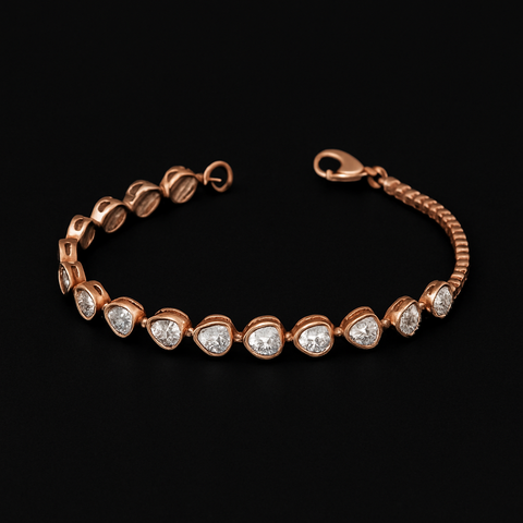 Ethereal Hearts Bracelet in 18K Gold