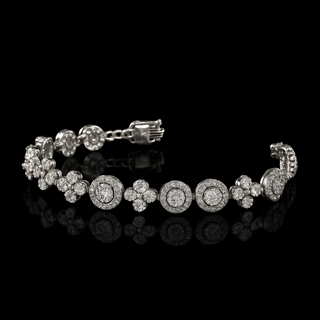 Celestia Bloom Bracelet in 18K Gold