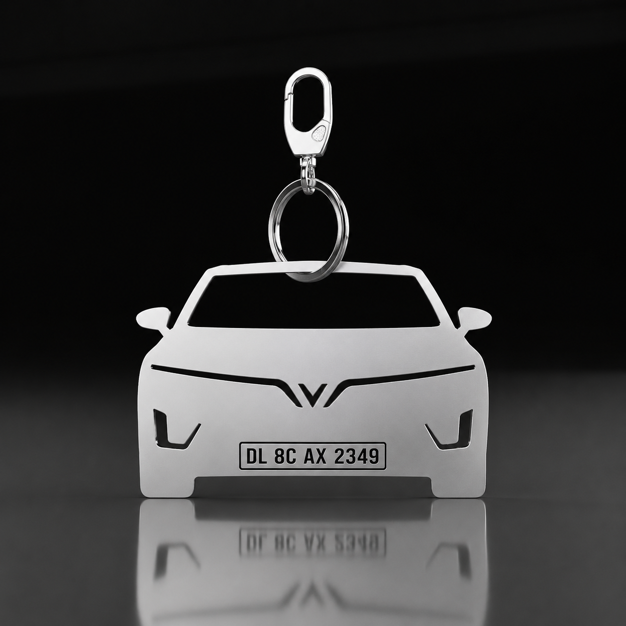 Personalised Number Plate Car Keychain