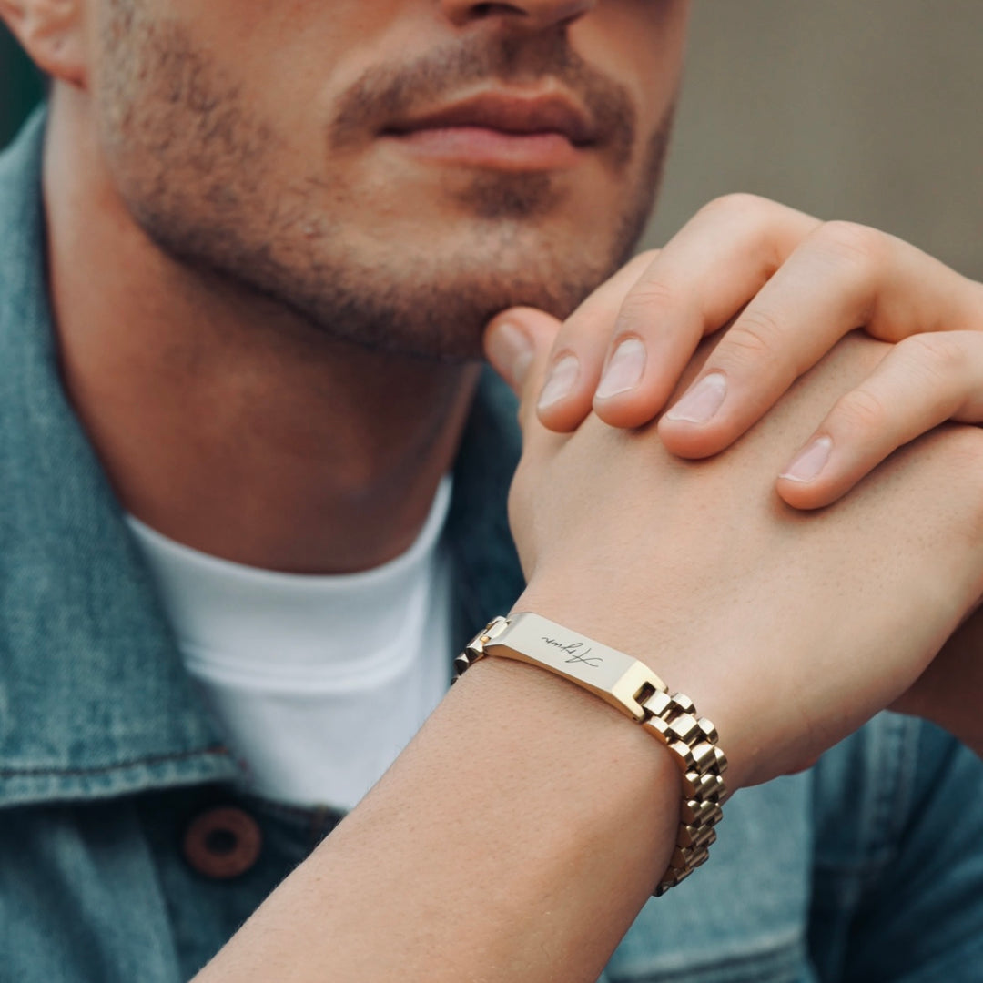 Personalized Bracelets Letter Bracelets For Guys Personalized