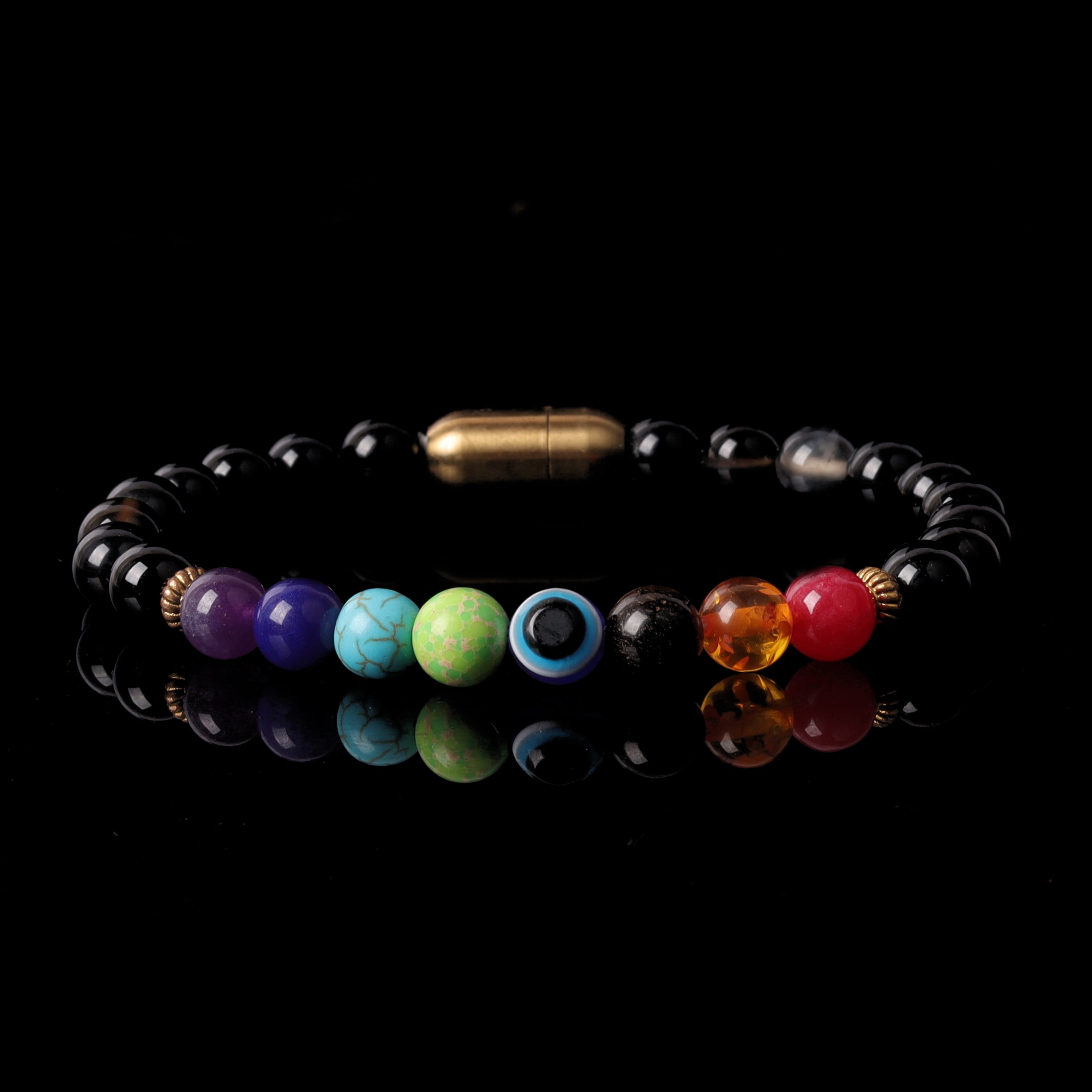 EVIL EYE CHAKRA SHIELD BRACELET