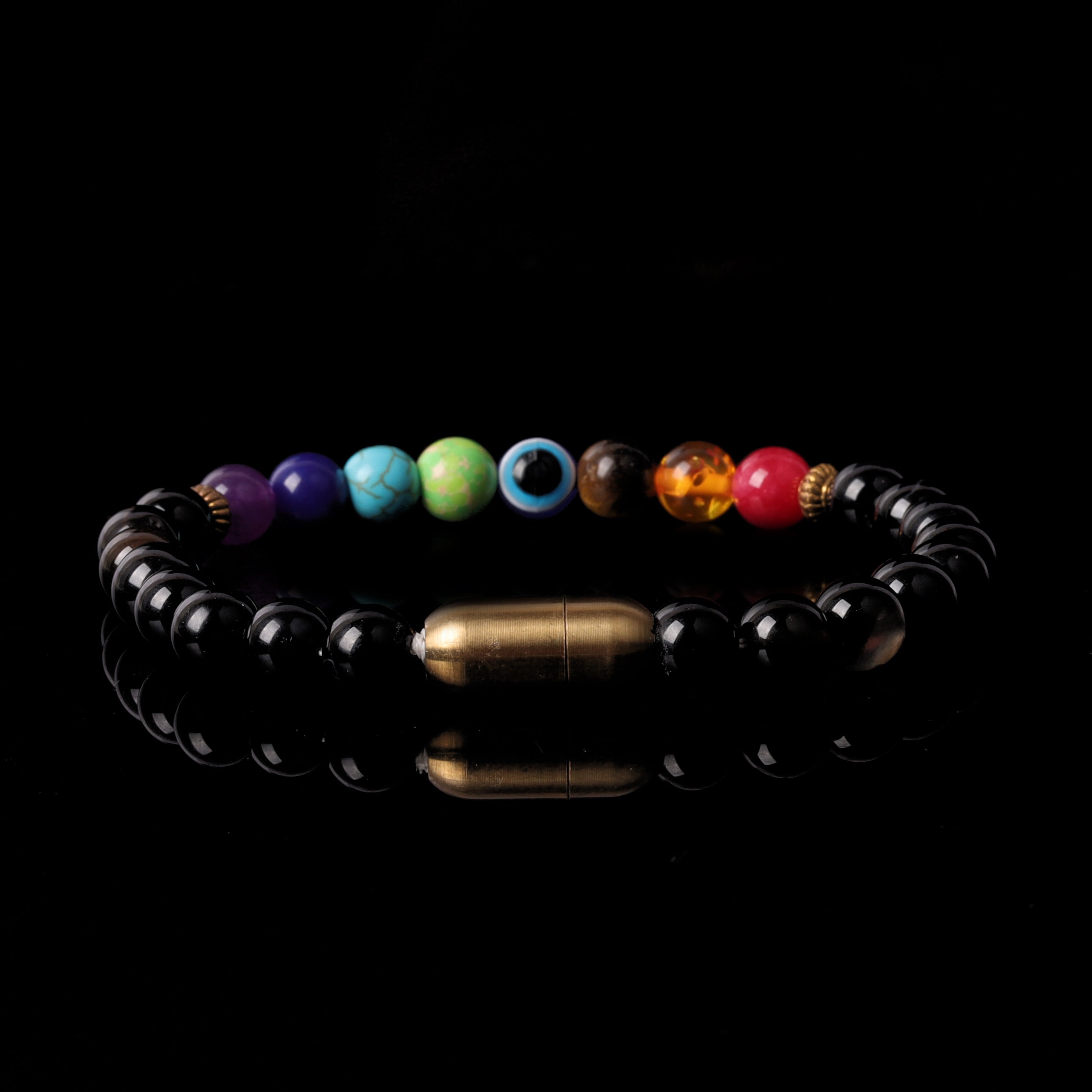 EVIL EYE CHAKRA SHIELD BRACELET