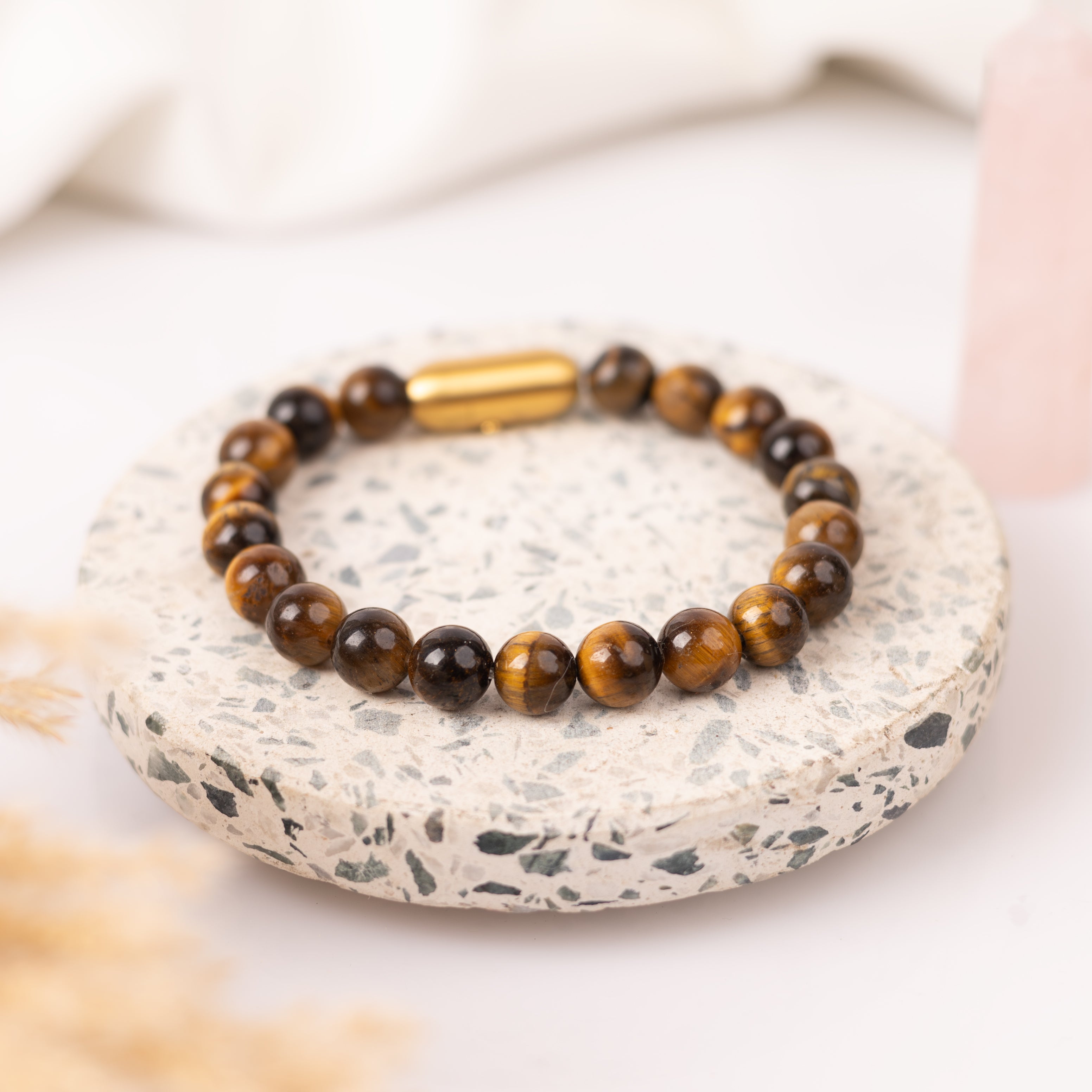 TIGER EYE POWER BRACELET (PERSONALISED)