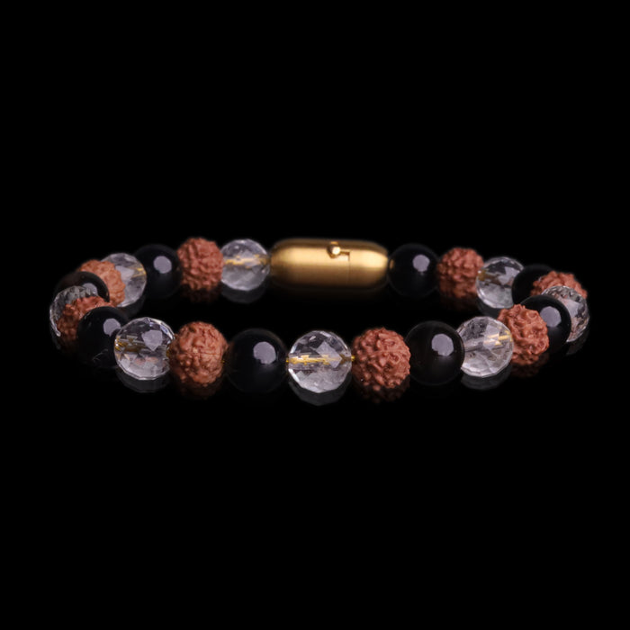 Trinity Rudraksha Bracelet (Personalised)