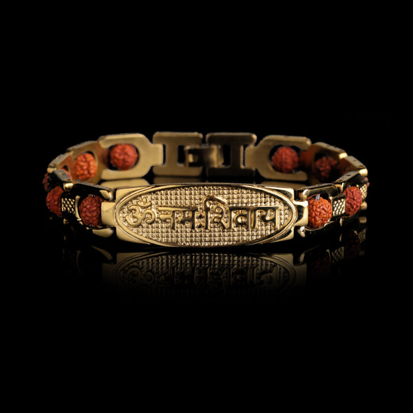 Om Namah Shivay Rudraksha Bracelet