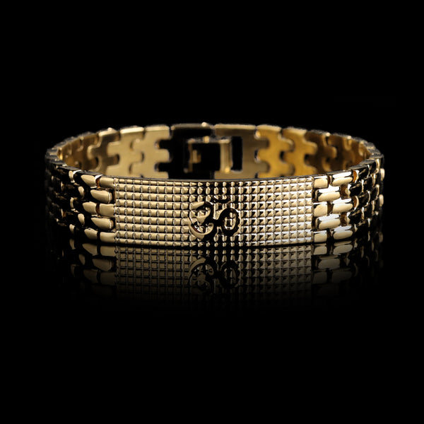 Sacred Om Statement Bracelet