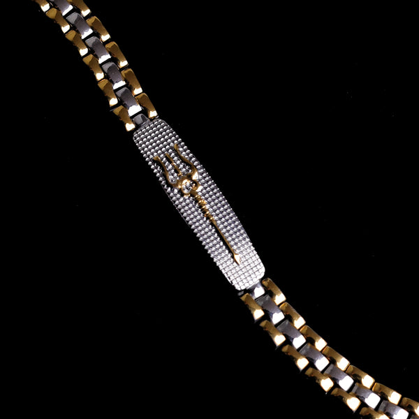 Trishul Bhakta Box-Link Bracelet