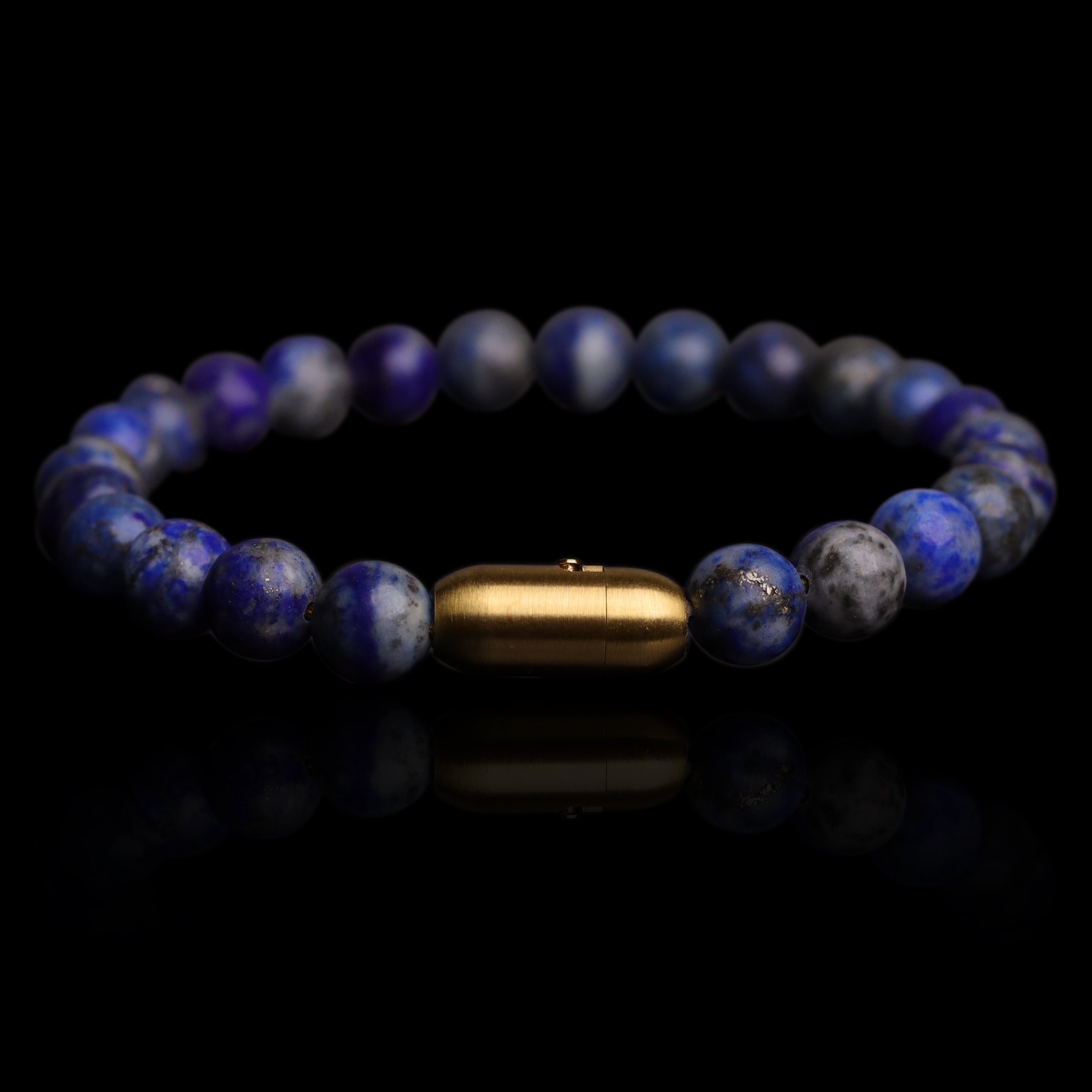 Twilight Amethyst & Lapis Bracelet (Personalised)