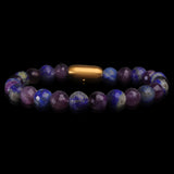 Twilight Amethyst & Lapis Bracelet (Personalised)
