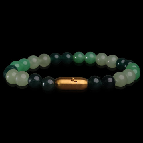Forest Heart Aventurine Bracelet (Personalised)