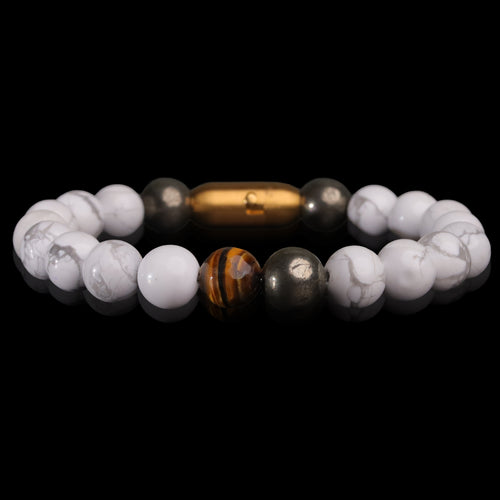 Howlite Tranquillity Bracelet (Personalised)