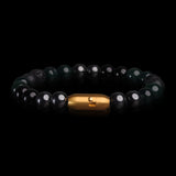 Black Forest Lava & Onyx Bracelet (Personalised)